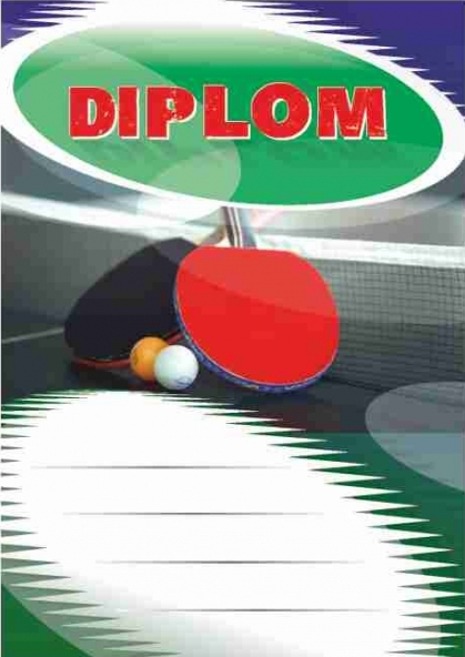 Diplom RD 11 - Stolní tenis