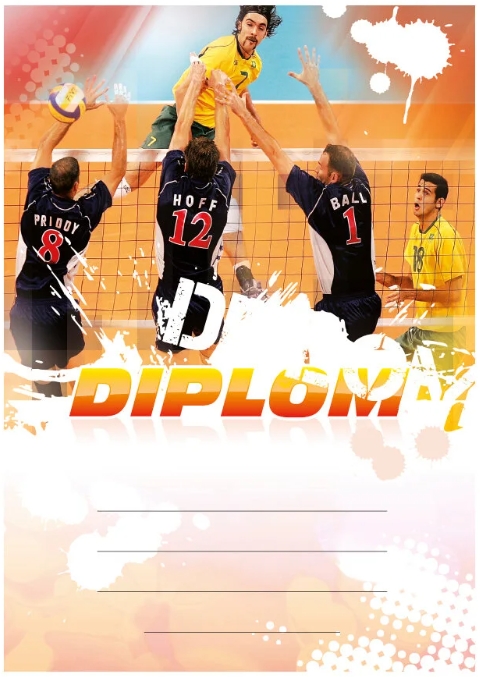 Diplom RD 31 - Volejbal