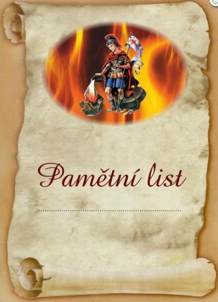 Diplom RD 38 - Pamětní list